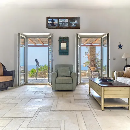 Villa Oscar Villa, 180 Panoramic Sea Views And Pool Aspro Chorio